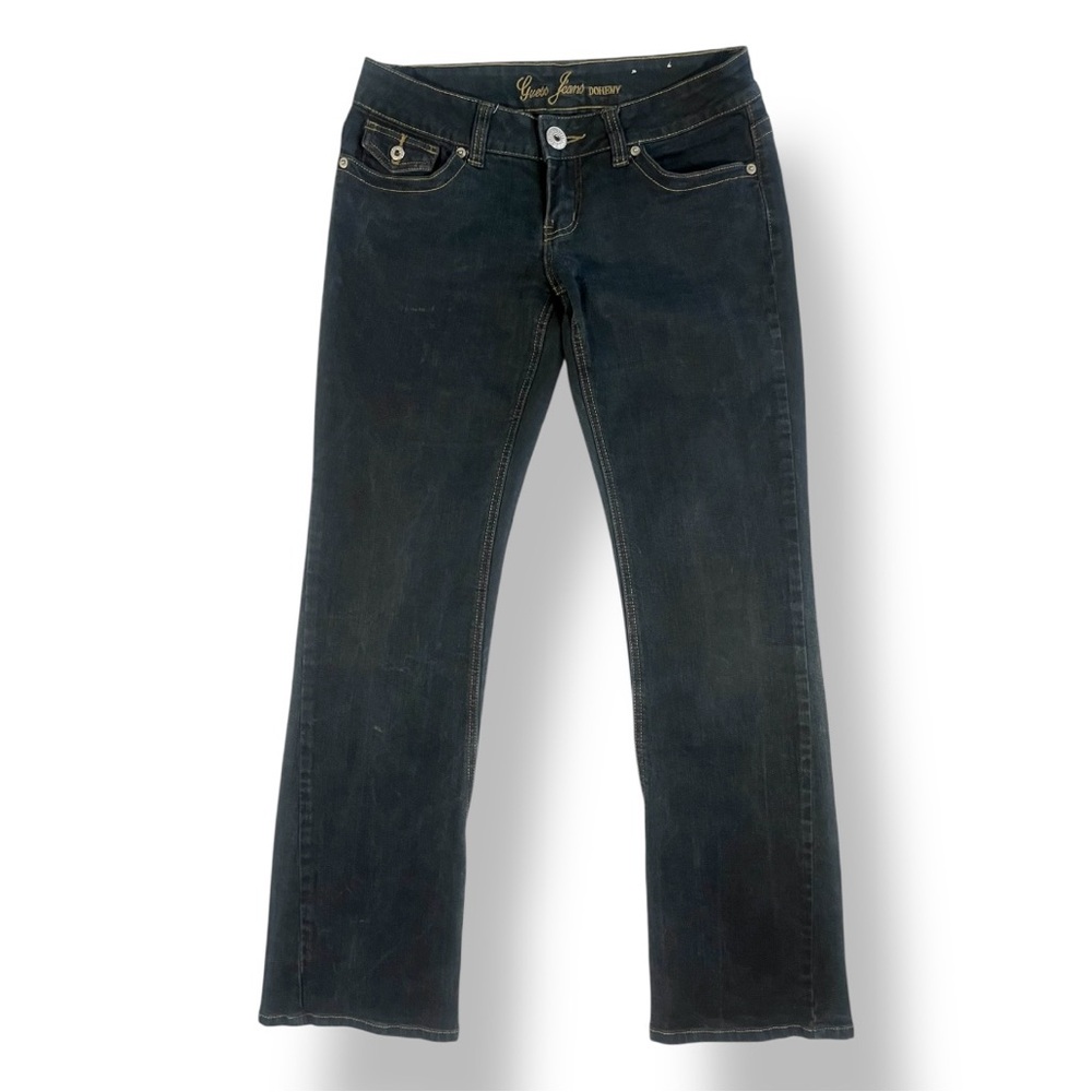 GUESS Doheny Y2K Low Rise Bootcut Dark Wash Denim Jeans Pants 29